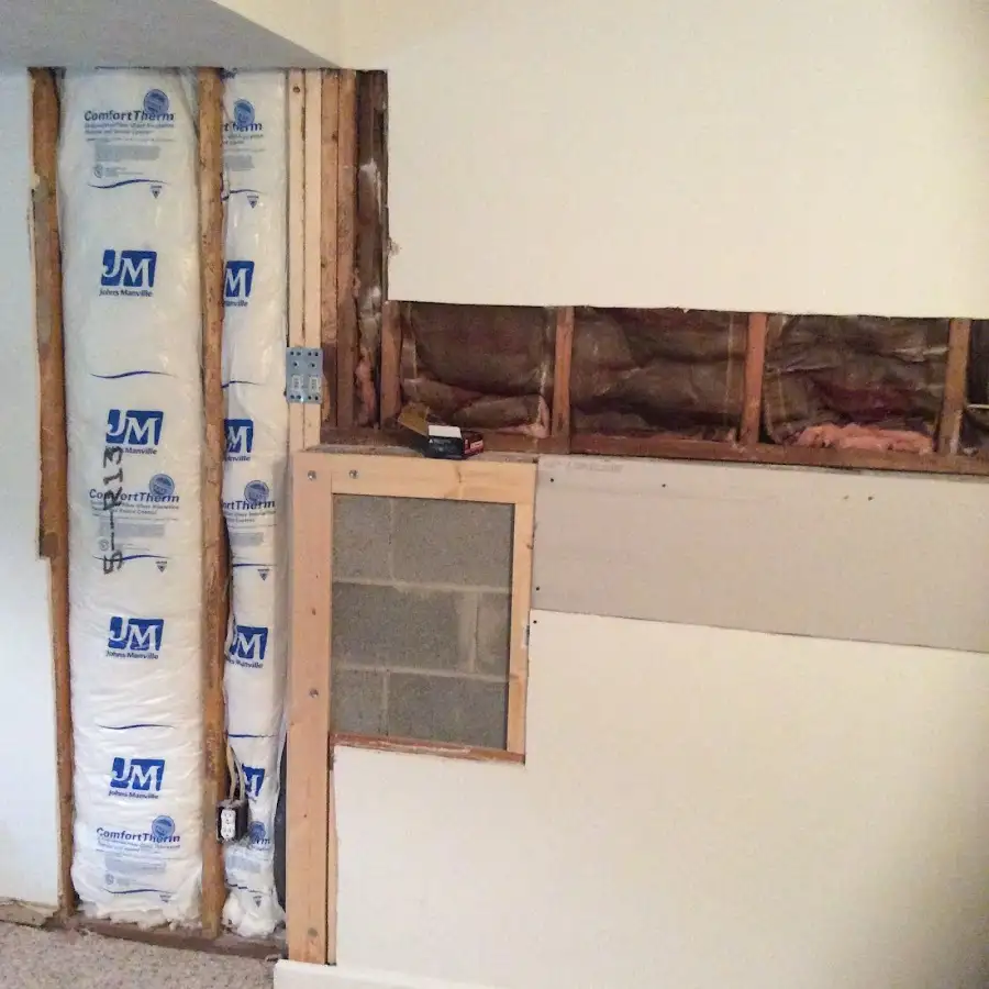 Wall insulation replacement during Contents Cleaning & Restoration in Del City